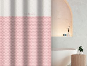 Κουρτίνα Μπάνιου 240X185 Guy Laroche Tokyo Dusty Pink (240×185)