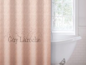 Κουρτίνα Μπάνιου 240X190 Guy Laroche Pandora Old Pink (240×190)