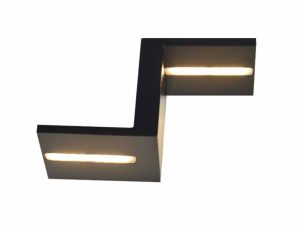 Απλίκα Τοίχου Led Aca Tetris L36294BK Black Matt