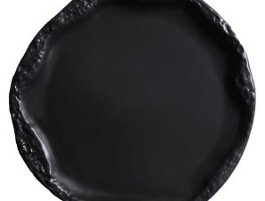 Πιατέλα Σερβιρίσματος (Φ30) Στρογγγυλή Espiel Matte Volcano Black Dust QAB104K4