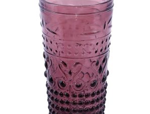 Ποτήρια Κοκτέιλ 550ml (Σετ 6τμχ) Espiel Embossed Purple HOC1010